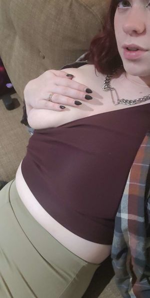 Daddy loved my outfit today especially my top