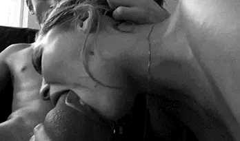 Ahhh, - love when your tongue reach for my balls my dirty slut!!! - Now, swallow my dick bitch!!!