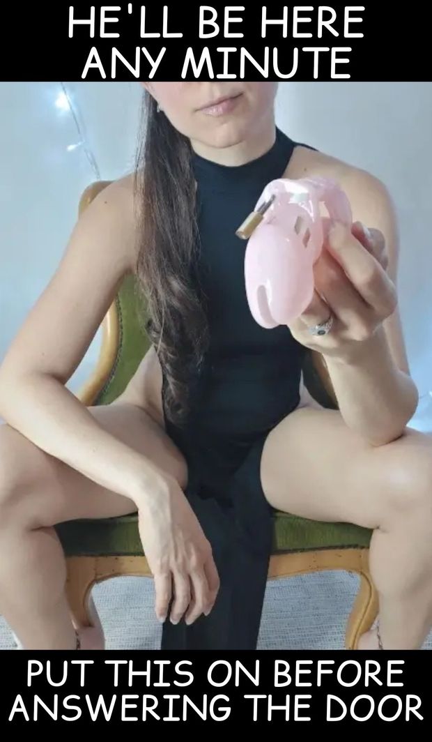 How a wife and cuck dress to greet her bull