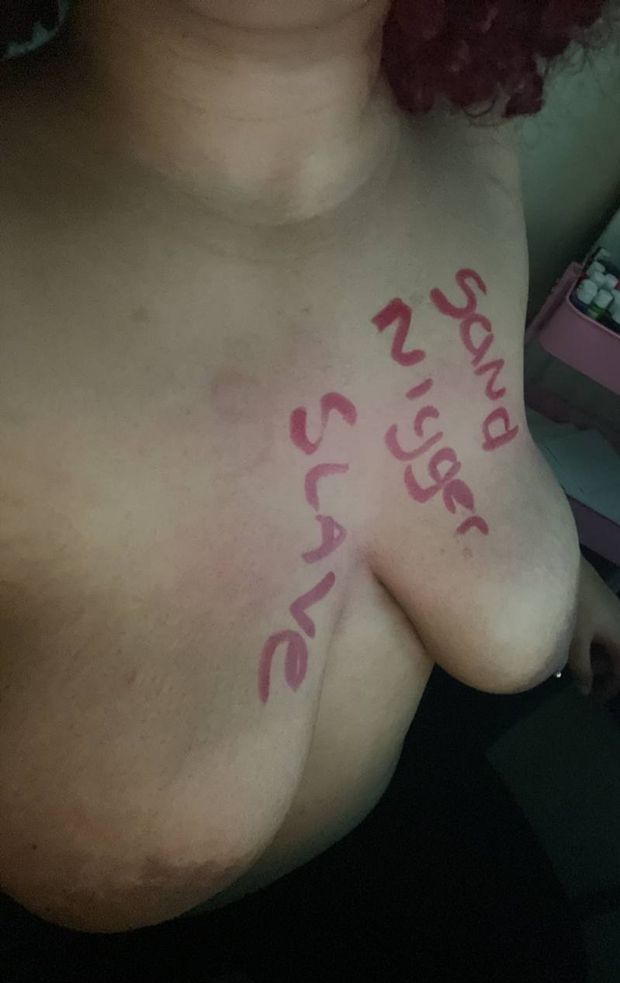 Humiliated slave