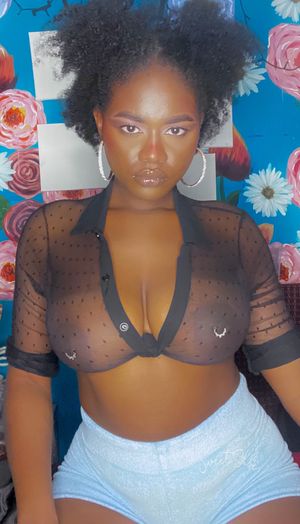 Beautiful brown gf pouting