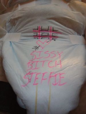 Sissy Slave Steffie Diaper Humiliation!