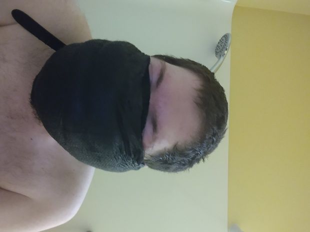 Sissy Slave Steffie Piss Soaked Diaper Hood Humiliation!