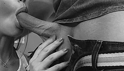 Cocksucker hoovers and teases your balls