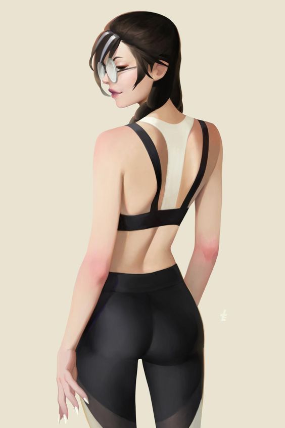 Non-nude babe