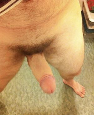 my fat uncut cock, 8