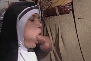 Sister Nancy gives a special blessing to make his seeds grow strong
