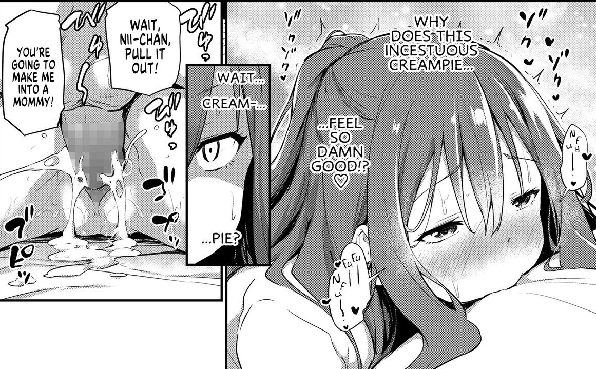 Even if it's your sister, best way to finish is still inside