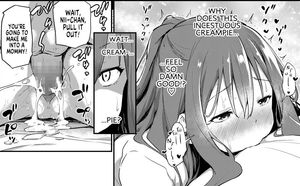 Even if it's your sister, best way to finish is still inside