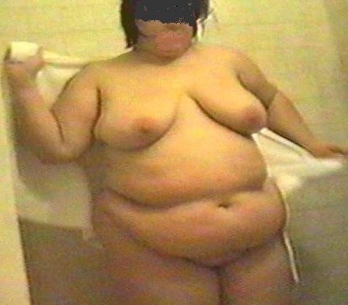My beautiful BBW Granddaughterl drying off.