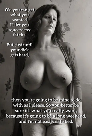 Staying with Mom’s busty friend for the weekend just got interesting.