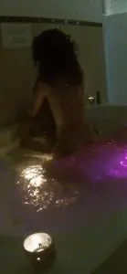Bathroom sex with candlelight