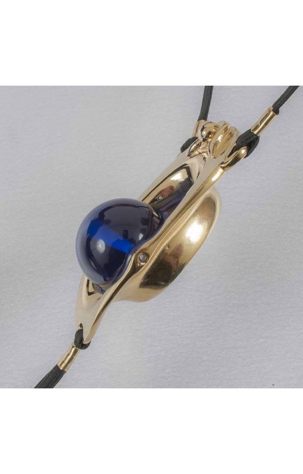 Desdemona - Gold Clitoral Exciter Blue Orb
