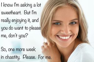 Only if you tease me mercilessly.