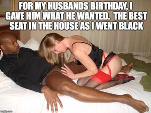 Hotwife goes black