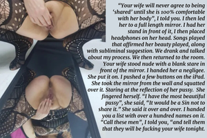 Mind control can open her legs….