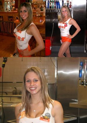 Before Rachel Roxxx was a whore on camera she was just an oridinary whore working as a Hooters Waitress