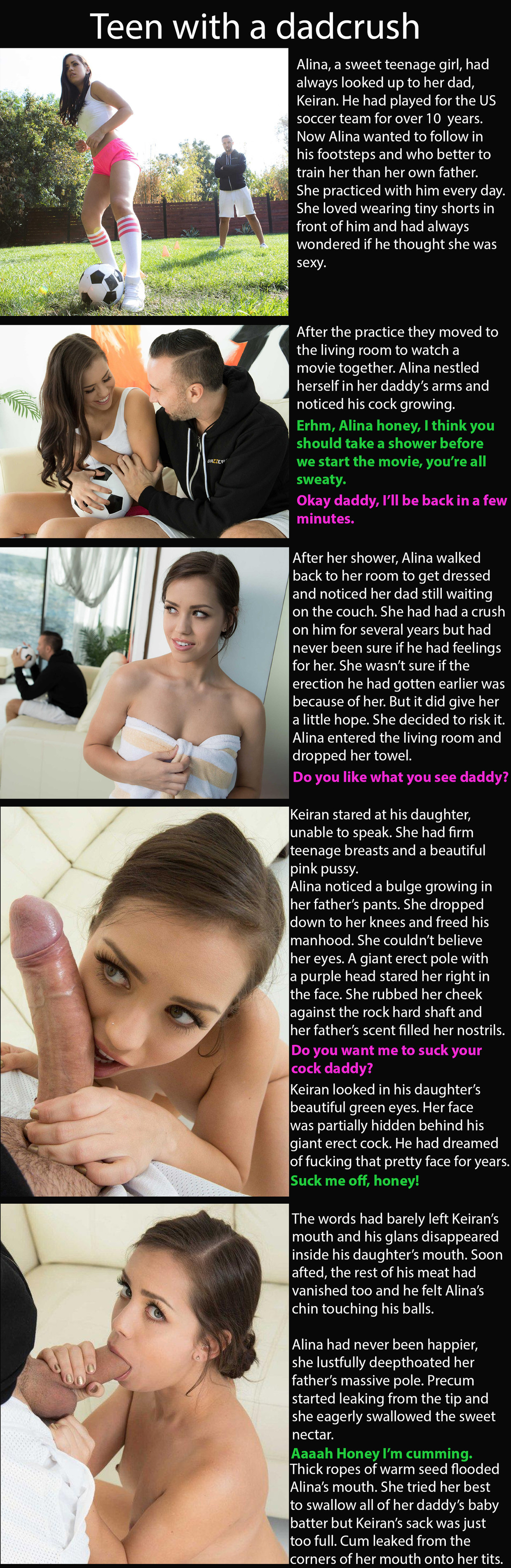 Alina has a crush on her dad PART 1