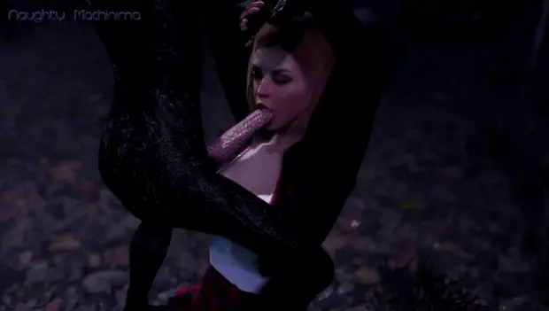 Demon facefucks student