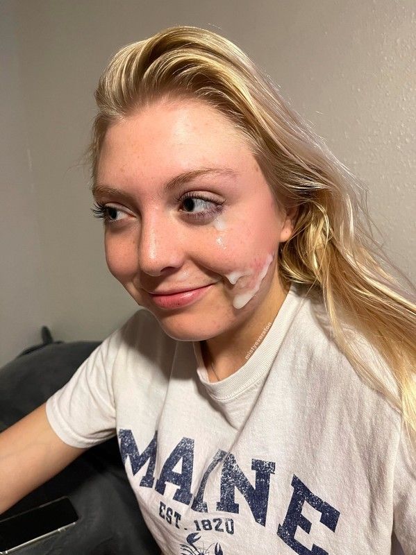 Facial cumshot