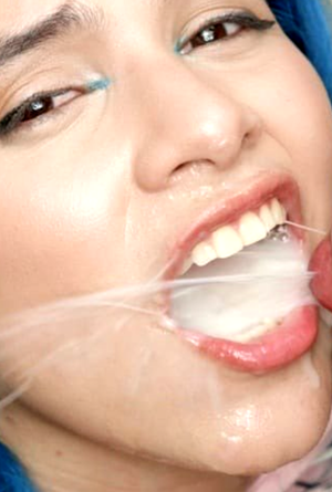 Oral cumshot