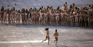 Battalion of naked women