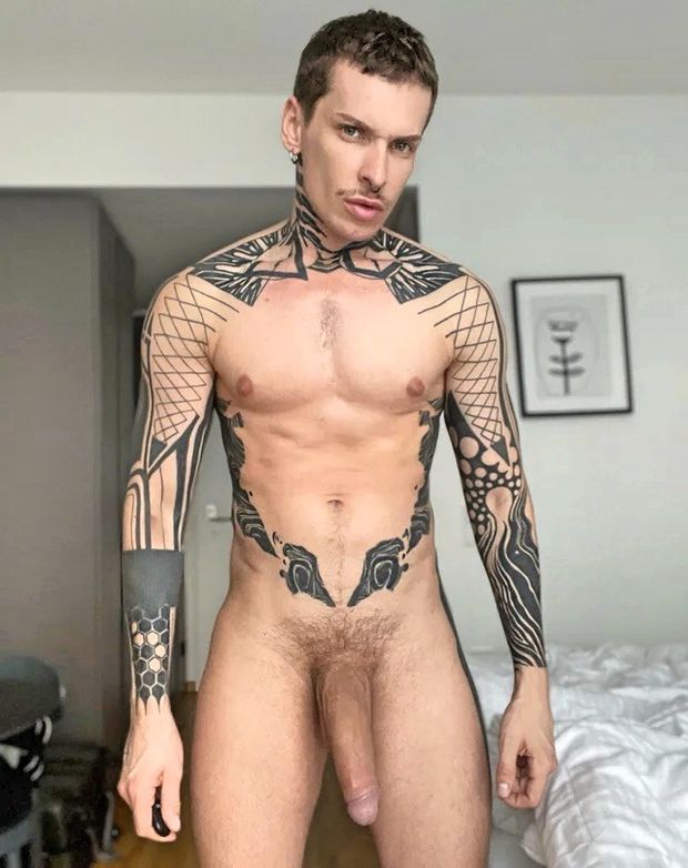 Alone in a hotel room, he tells me to take care of his long cock