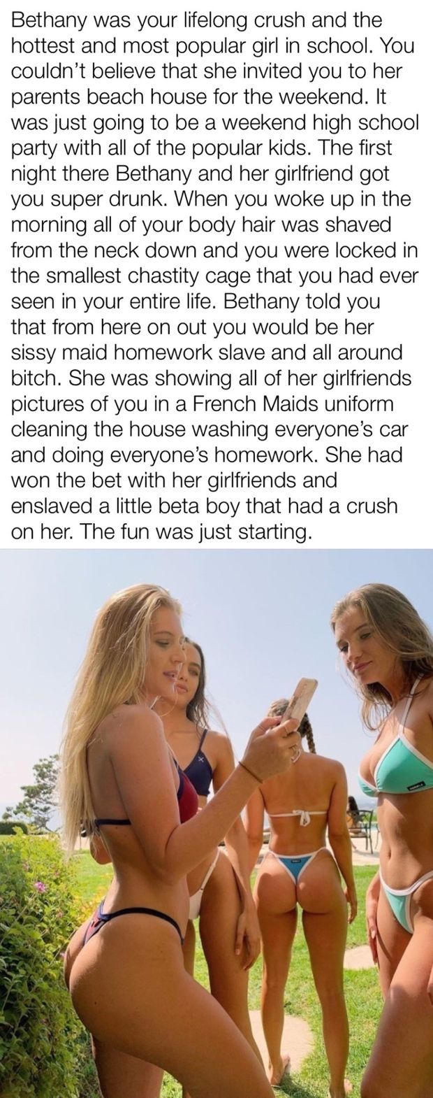 Those women have amazing bodies, but I'm a Beta and ...