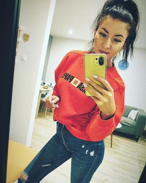 Before sucking on her little brother