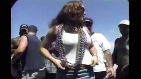 beach flash and grope