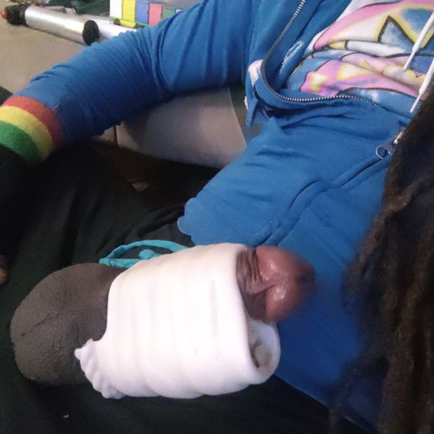 Amature dark-skinned Rasta fucks his sextoy