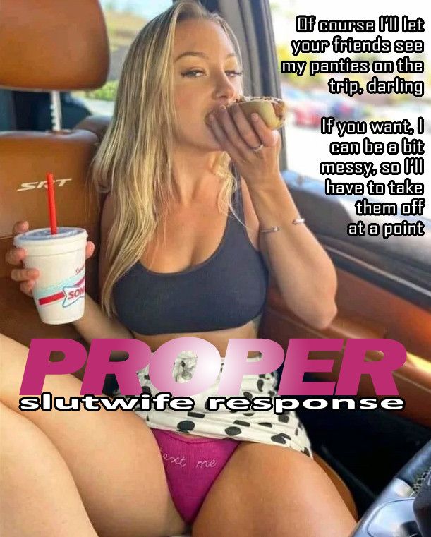 Proper Slutwife Response