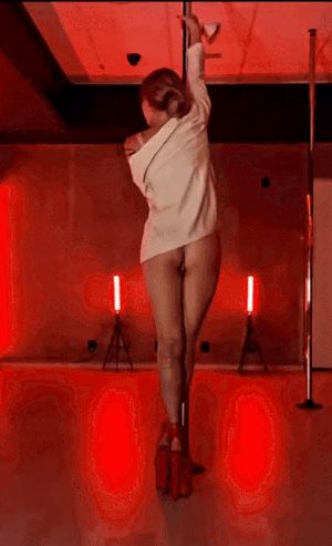 Hot as hell pole dance