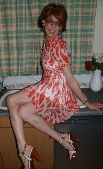 She made me dress up