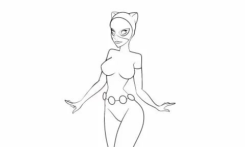 Catwoman undressing - Japes