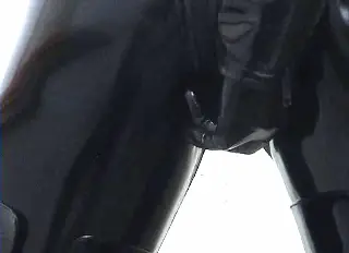 Beautiful latex ass