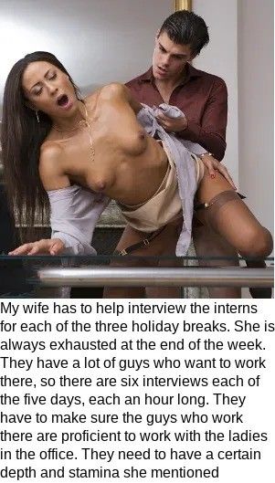 So many interns to interview