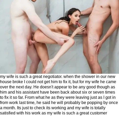 New job new house new shower