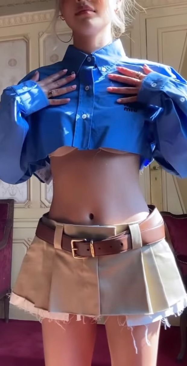 Sexy Lily Maymac in miu miu