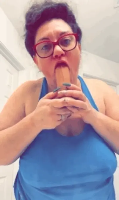 Horny mom with fat tits