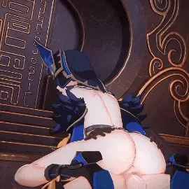 3D Cowgirl Creampie at Castle