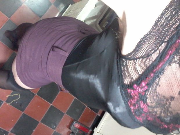 Me in sexy clothes tell me what it makes you think about