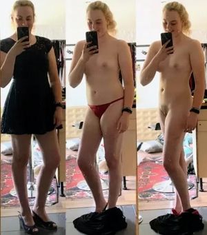 Slut strips for your pleasure, what would you do to her??