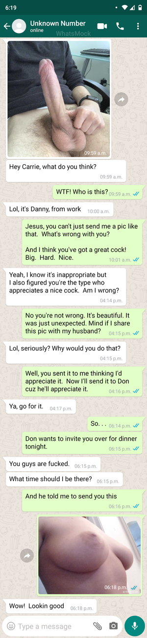 We invited my wife's coworker over for dinner