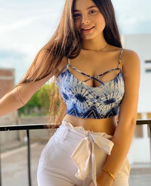 Karen Bernal's innocent look