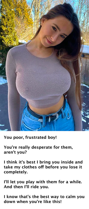 My brain doesn't work around her