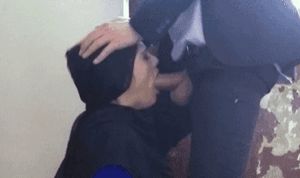 Muslim slut Vs big stiff white cock