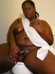 Black Woman in Bathroom