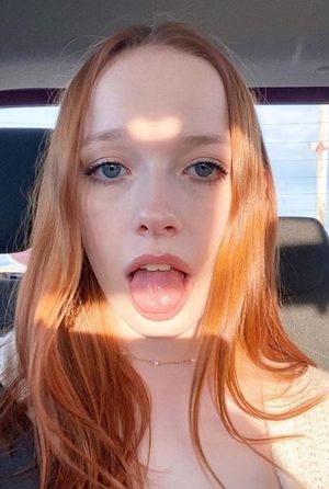 hot redhead slut selfie