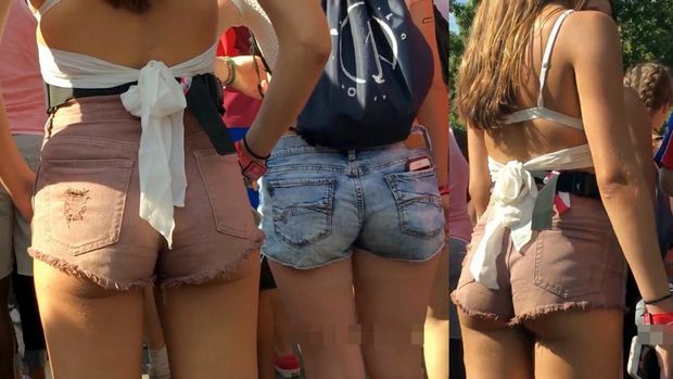 Candid upshorts creepshot